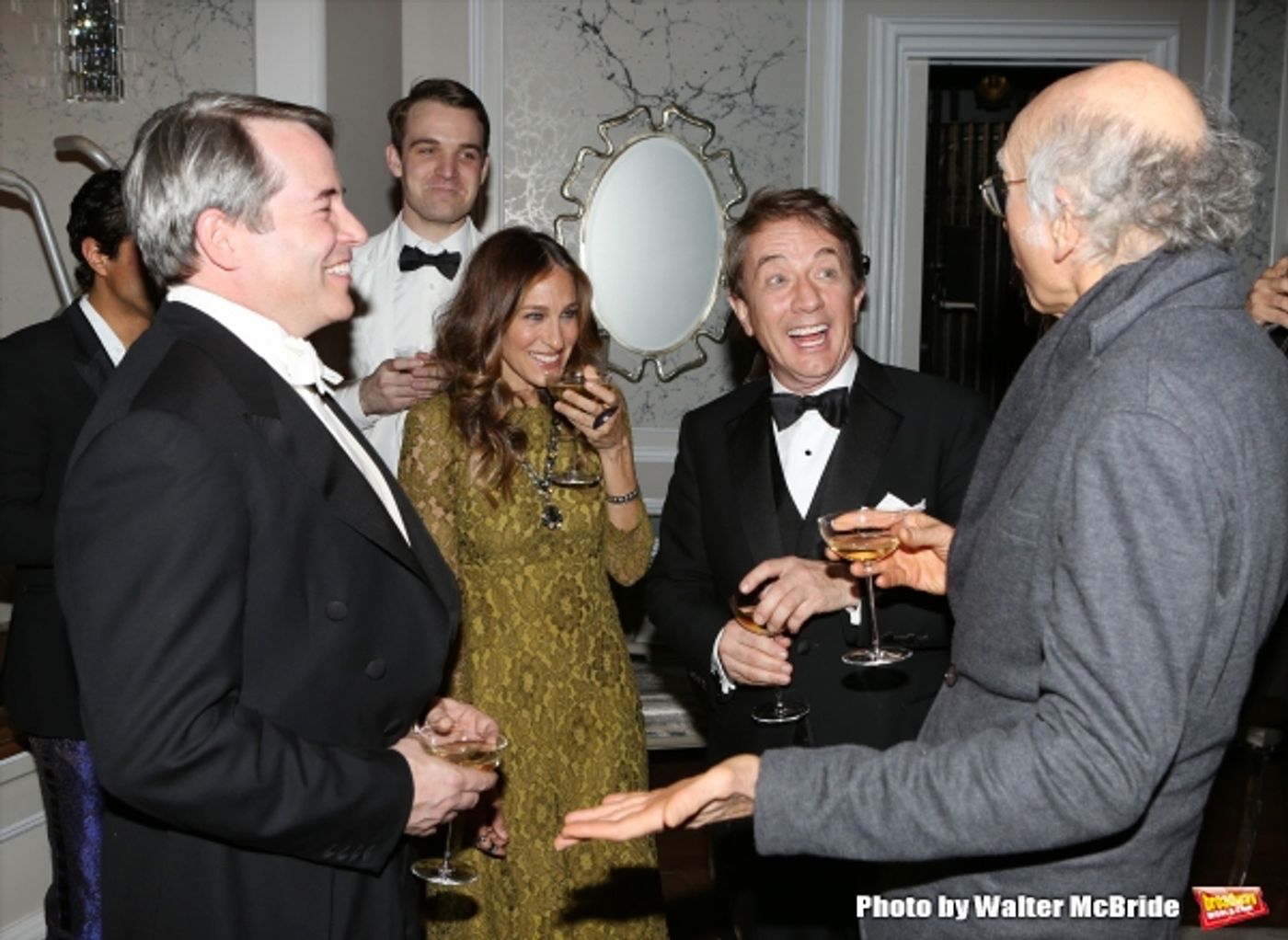 Photo Coverage: Sarah Jessica Parker, Larry David, Diane Sawyer, and More Attend IT's ONLY A PLAY Re-Opening Night Reception  Image