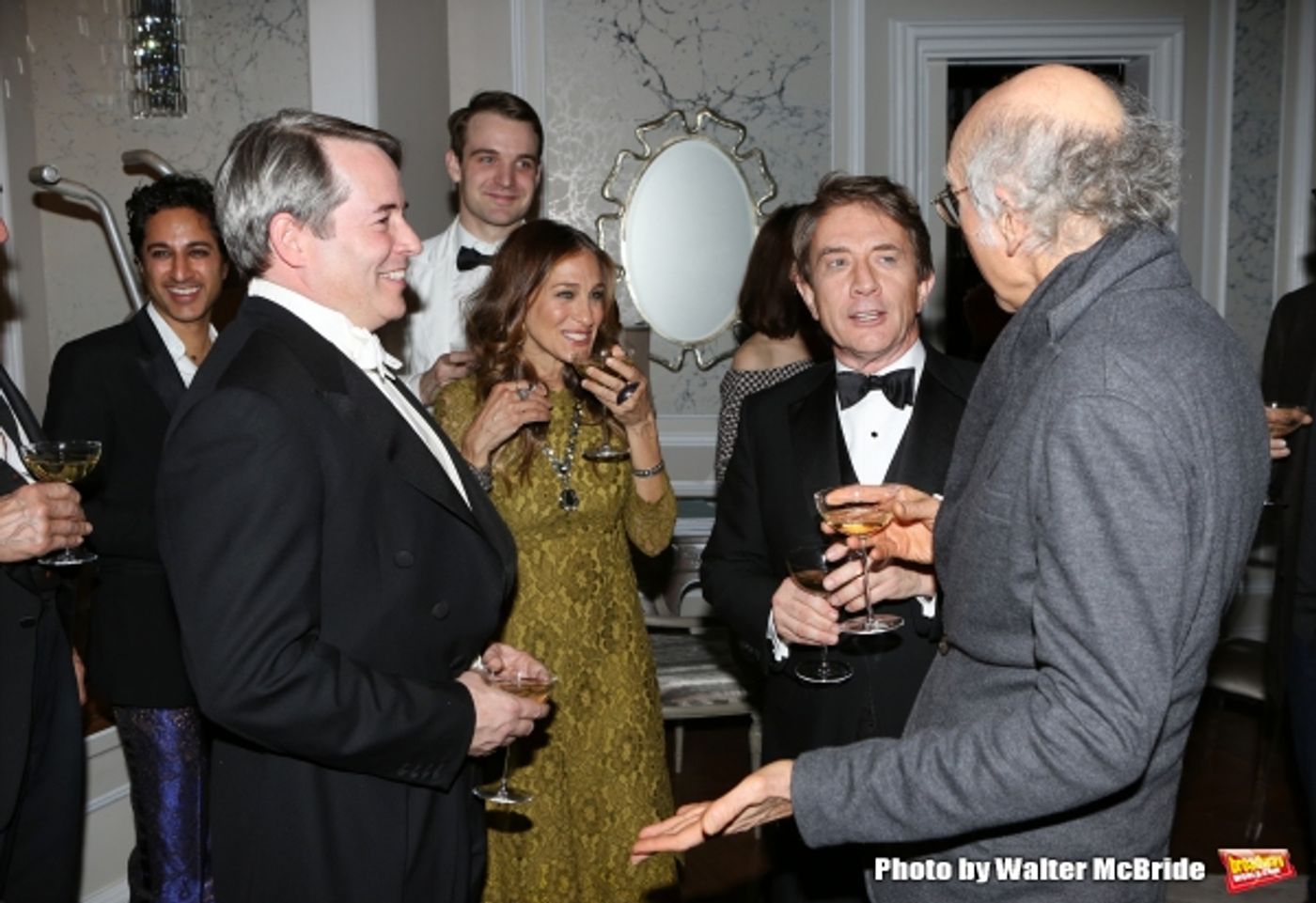 Photo Coverage: Sarah Jessica Parker, Larry David, Diane Sawyer, and More Attend IT's ONLY A PLAY Re-Opening Night Reception  Image
