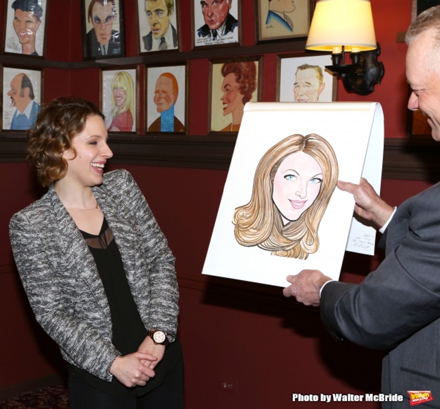Photo Coverage: BEAUTIFUL's Jessie Mueller Celebrates Caricature Unveiling at Sardi's  Image