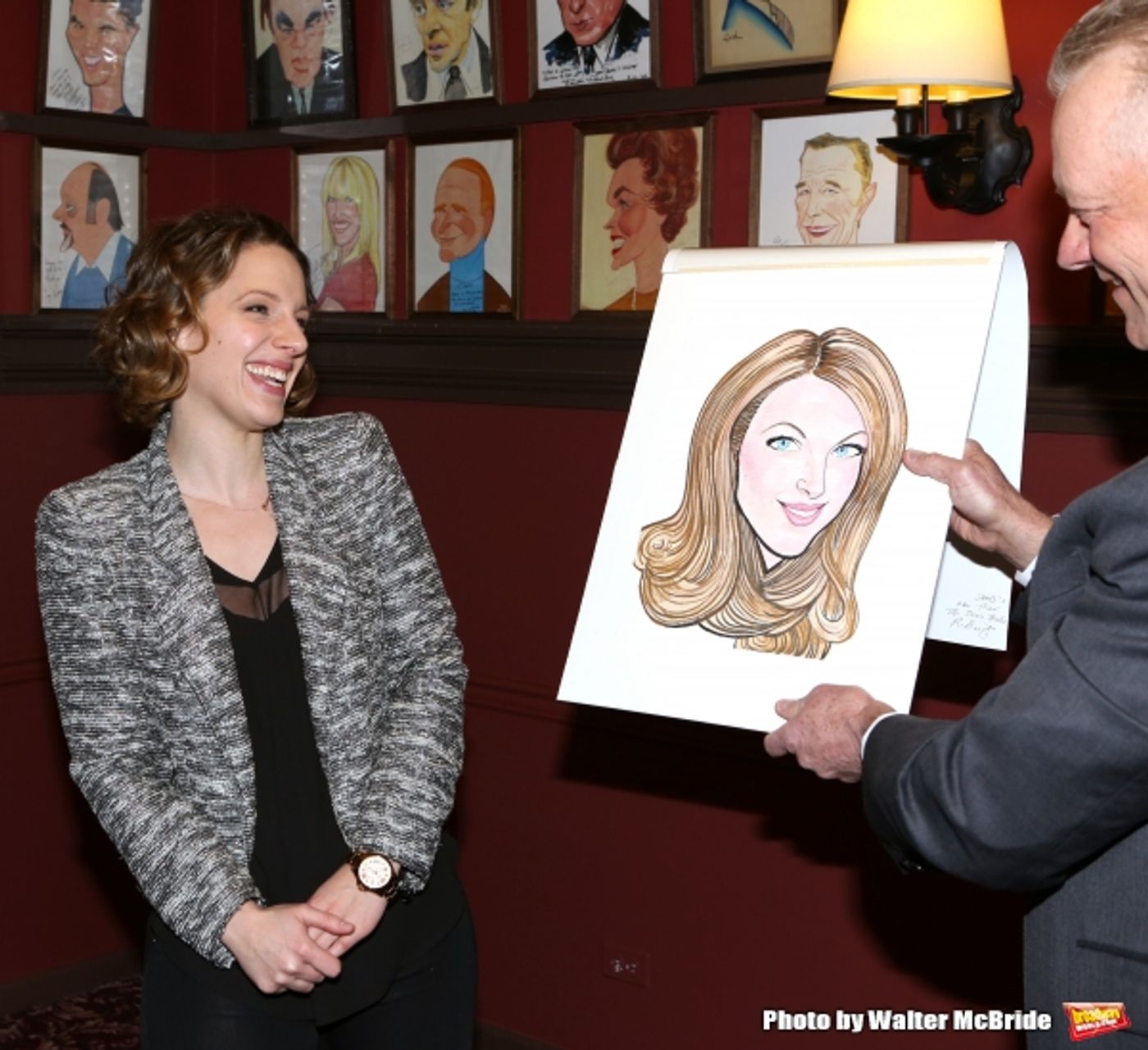 Photo Coverage: BEAUTIFUL's Jessie Mueller Celebrates Caricature Unveiling at Sardi's  Image
