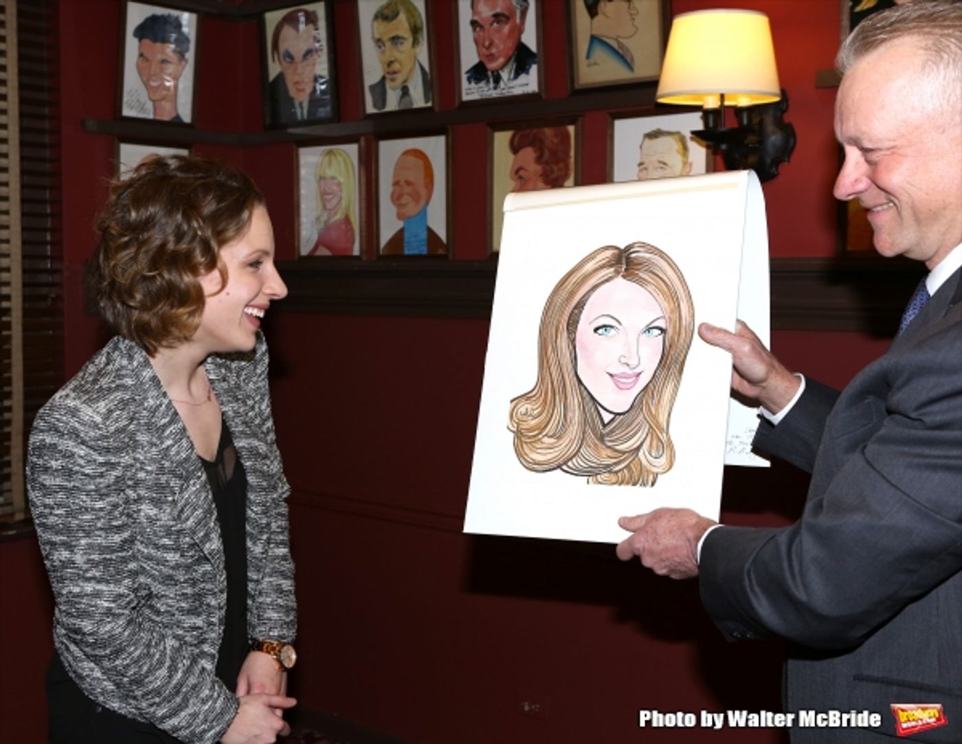 Photo Coverage: BEAUTIFUL's Jessie Mueller Celebrates Caricature Unveiling at Sardi's  Image