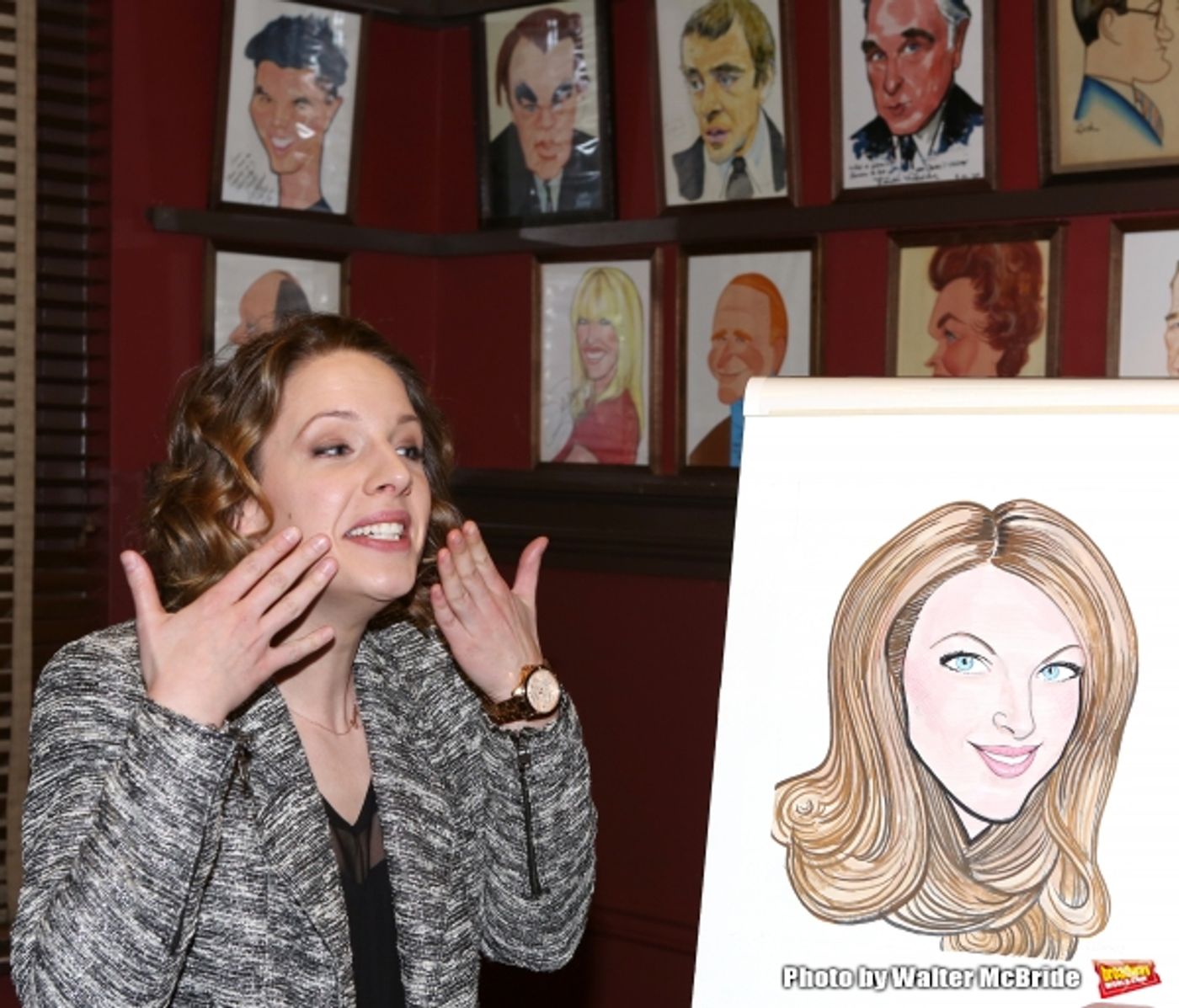 Photo Coverage: BEAUTIFUL's Jessie Mueller Celebrates Caricature Unveiling at Sardi's  Image