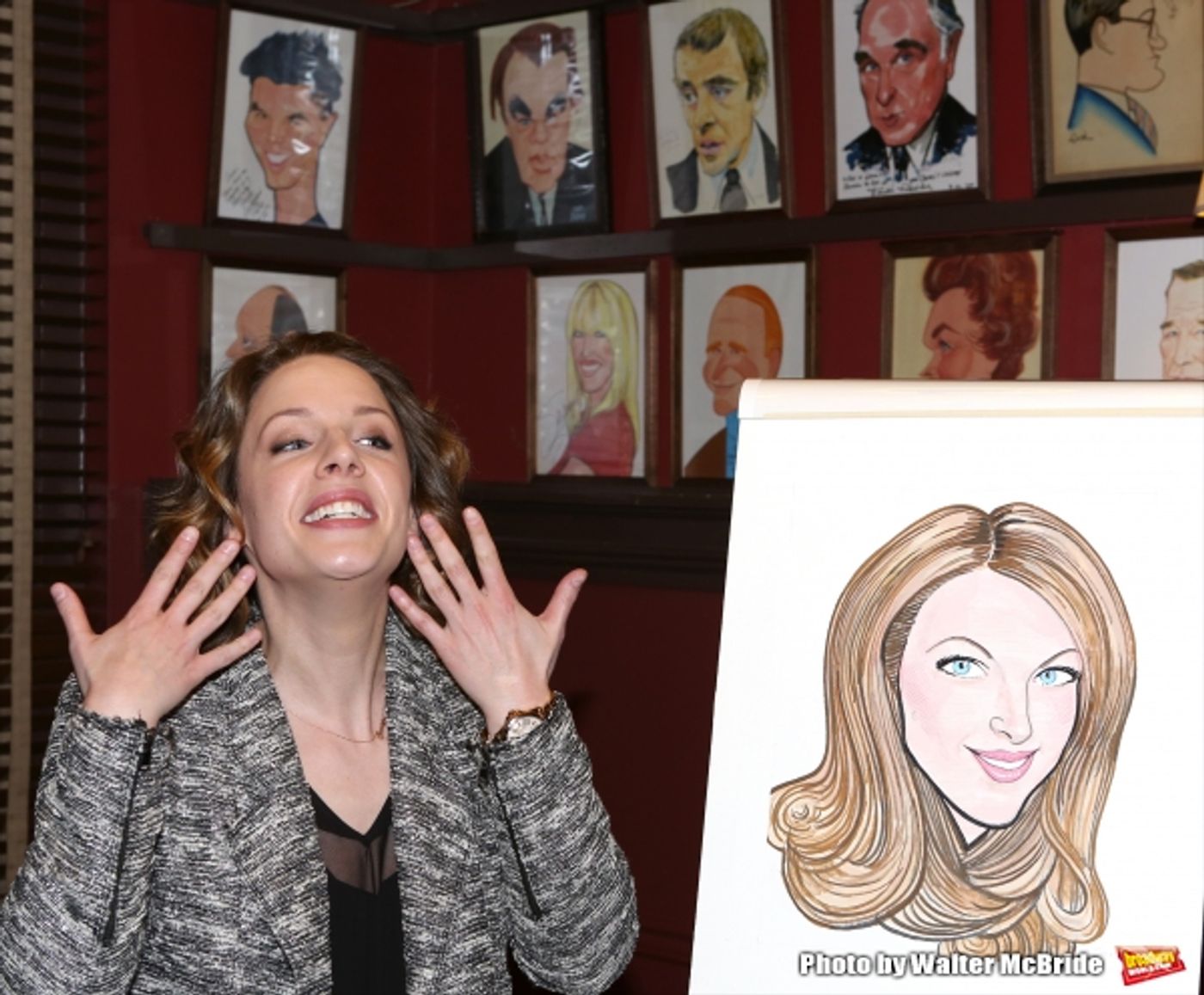 Photo Coverage: BEAUTIFUL's Jessie Mueller Celebrates Caricature Unveiling at Sardi's  Image