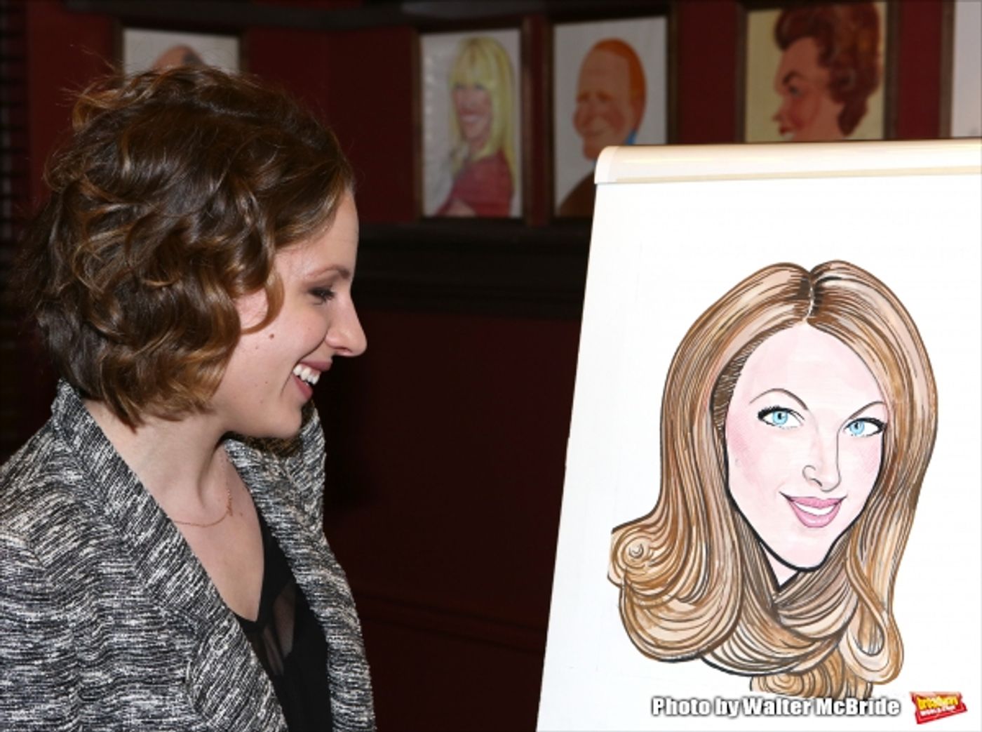 Photo Coverage: BEAUTIFUL's Jessie Mueller Celebrates Caricature Unveiling at Sardi's  Image