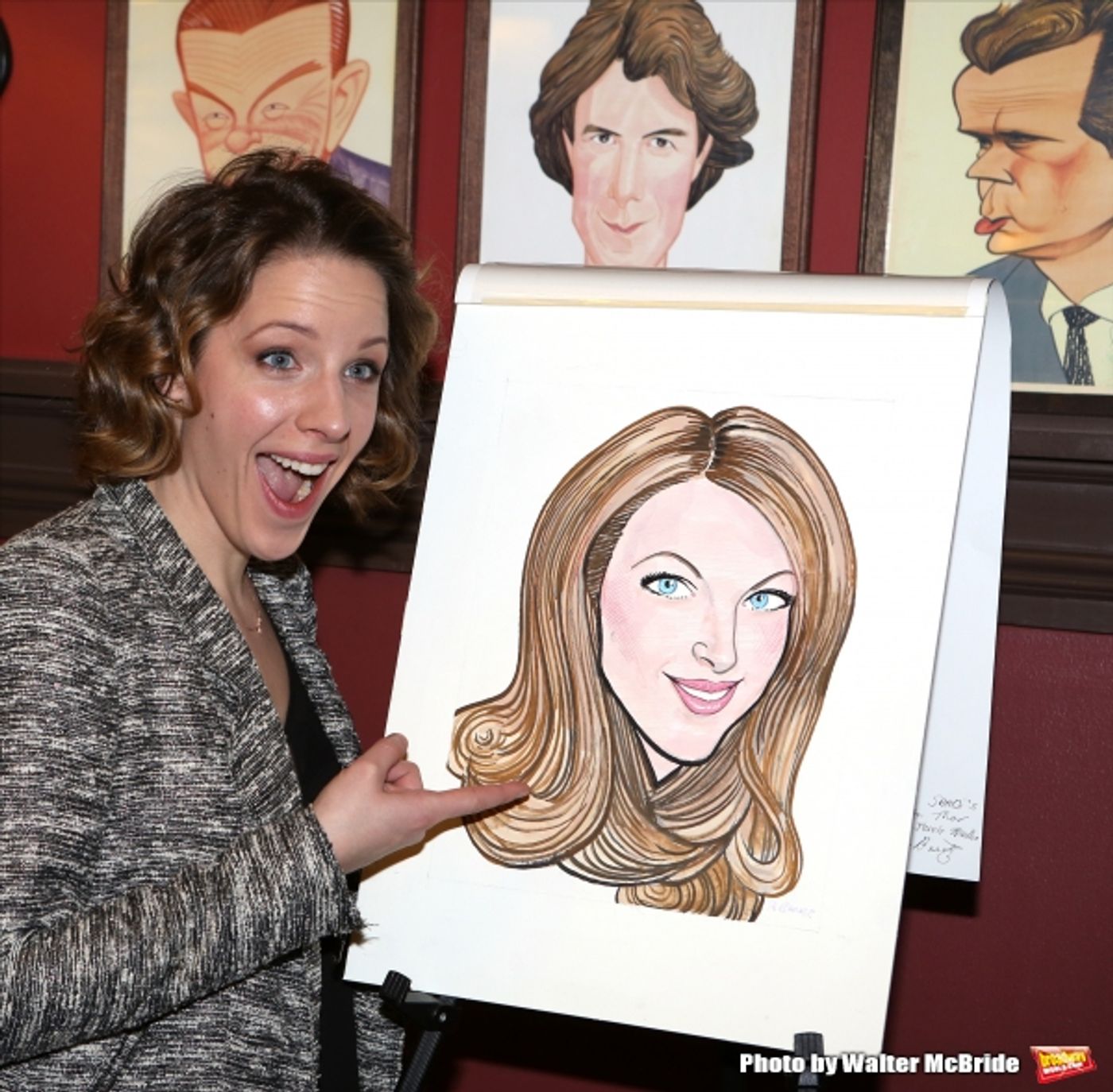 Photo Coverage: BEAUTIFUL's Jessie Mueller Celebrates Caricature Unveiling at Sardi's  Image