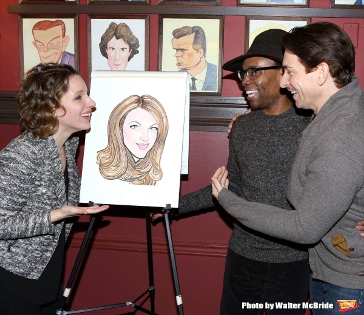 Photo Coverage: BEAUTIFUL's Jessie Mueller Celebrates Caricature Unveiling at Sardi's  Image
