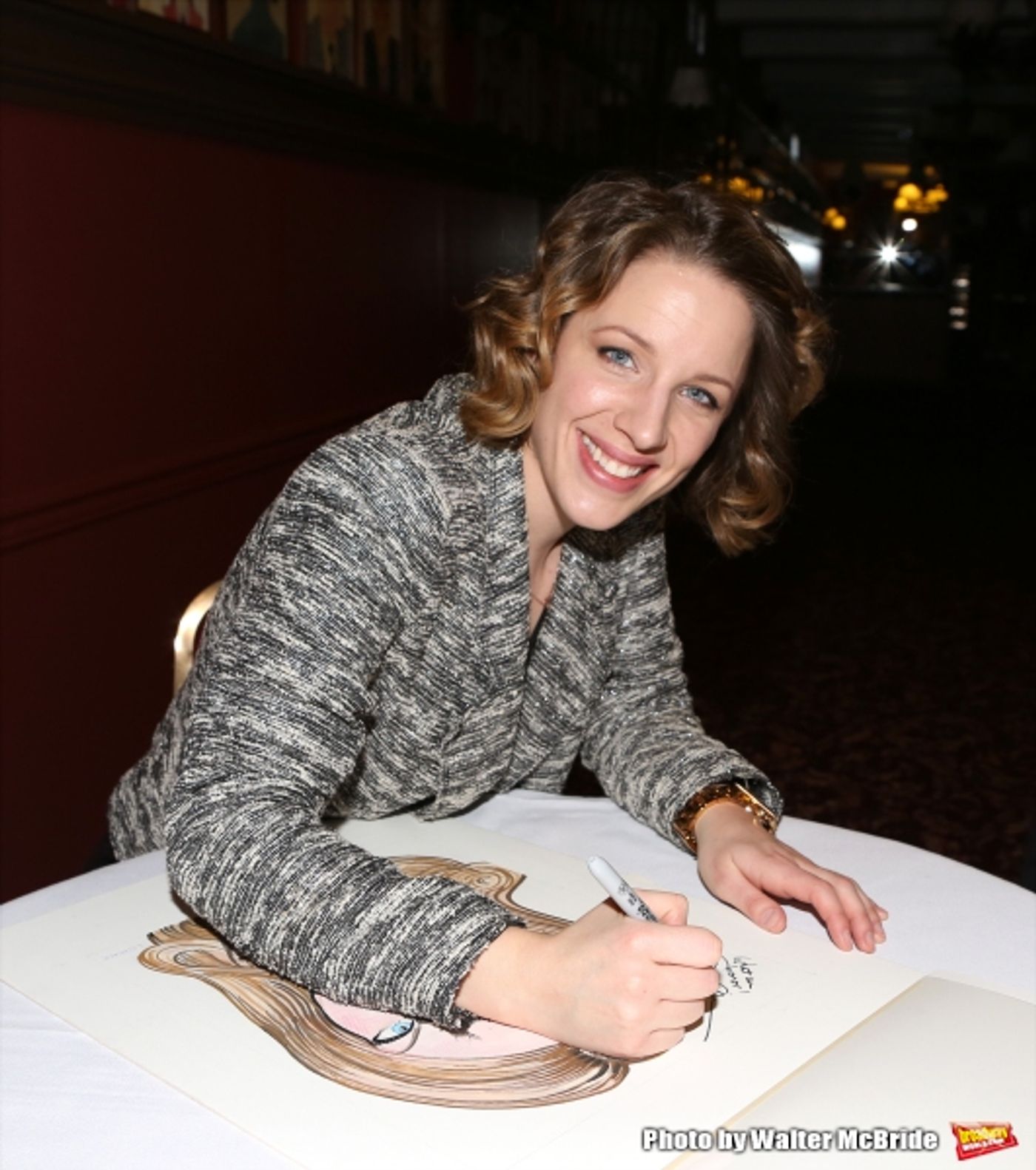 Photo Coverage: BEAUTIFUL's Jessie Mueller Celebrates Caricature Unveiling at Sardi's  Image