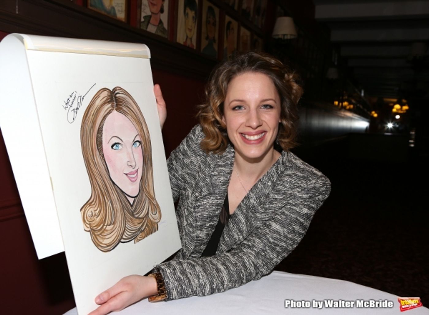Photo Coverage: BEAUTIFUL's Jessie Mueller Celebrates Caricature Unveiling at Sardi's  Image