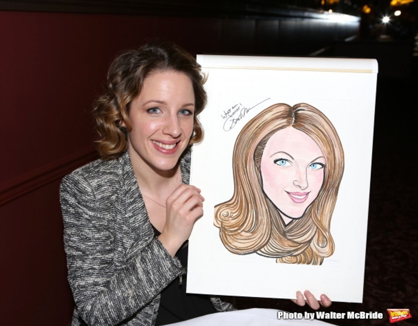 Photo Coverage: BEAUTIFUL's Jessie Mueller Celebrates Caricature Unveiling at Sardi's  Image