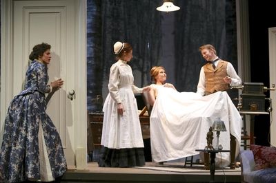 Marianna McClellan (Catherine Givings), Lena Kaminsky (Annie), Kate MacCluggage (Sabr Photo