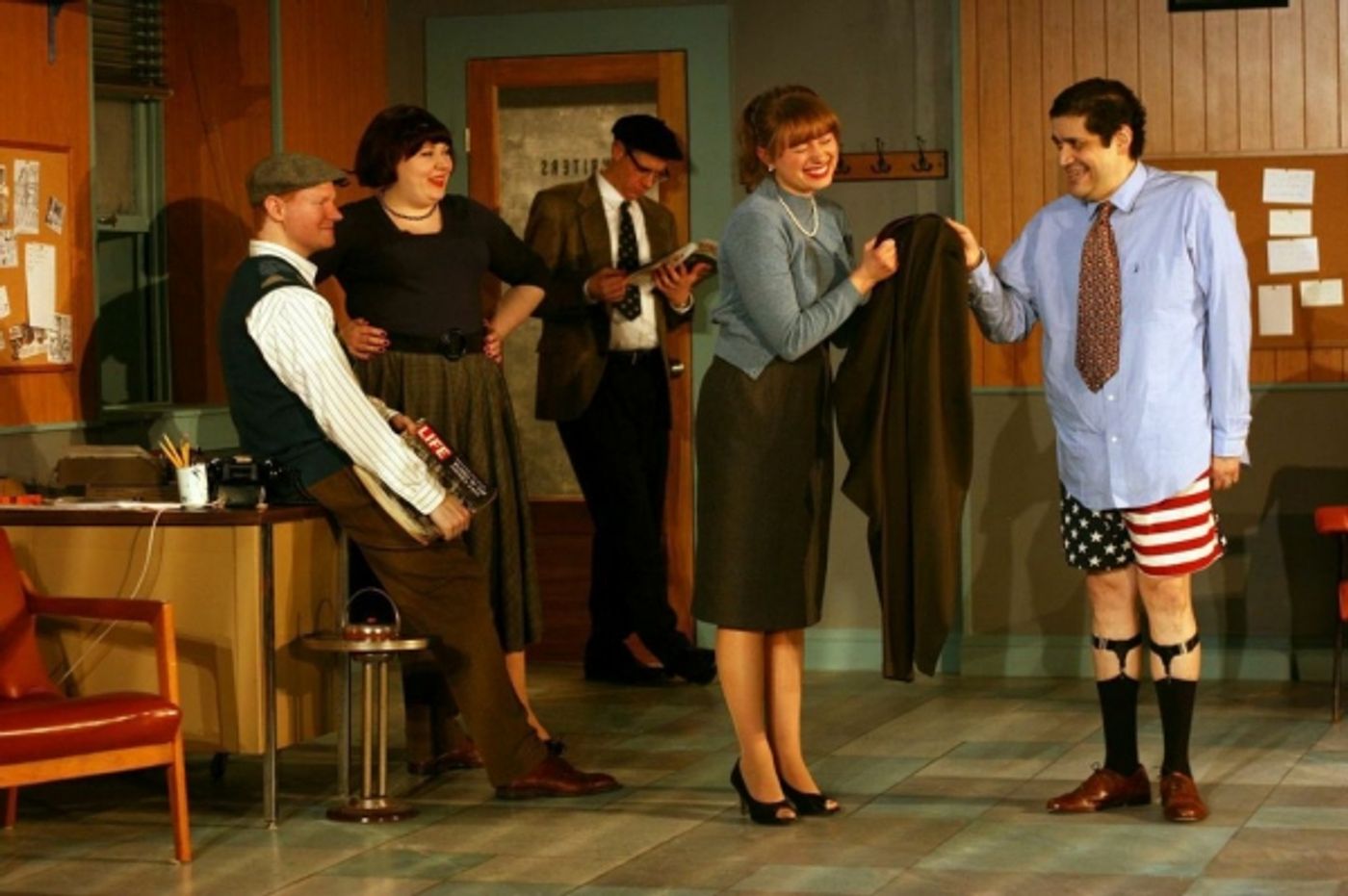 Photo Flash: First Look at First Folio Theatre's LAUGHTER ON THE 23RD FLOOR  Image