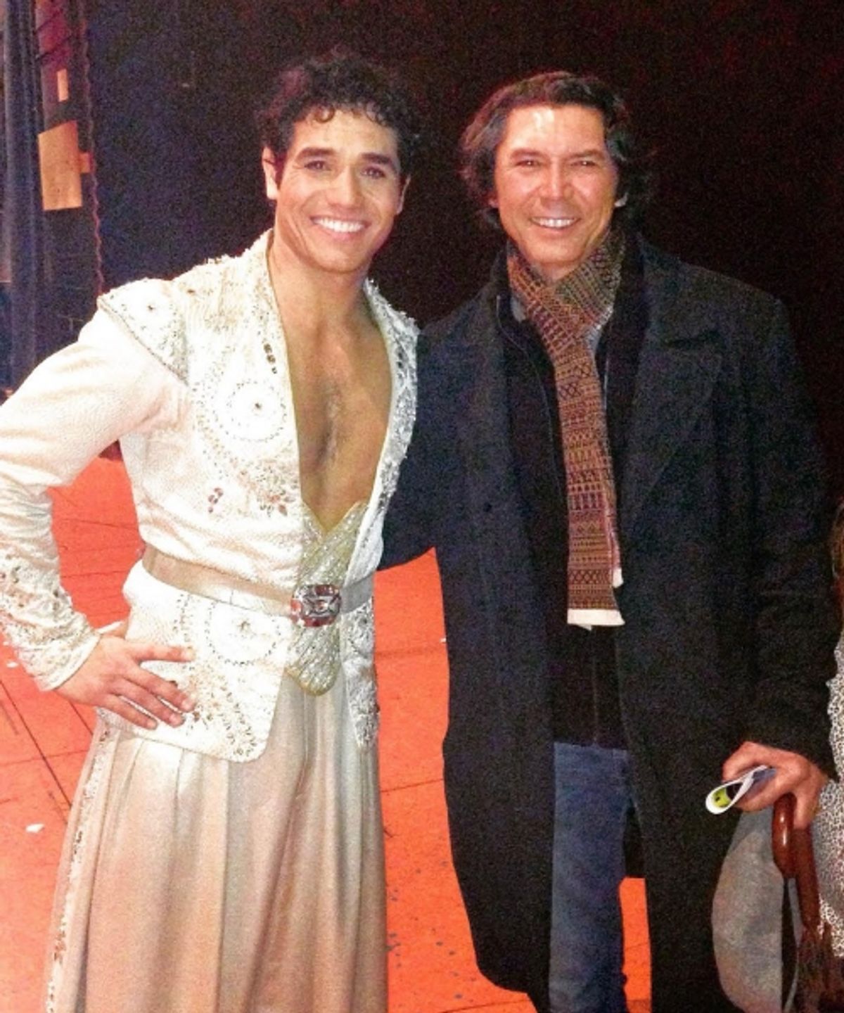 Adam Jacobs, Lou Diamond Phillips at 