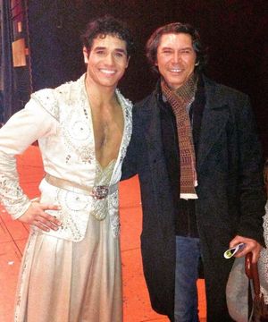 Adam Jacobs, Lou Diamond Phillips @ BroadwayWorld Adam Jacobs, Lou Diamond Phillips Photo
