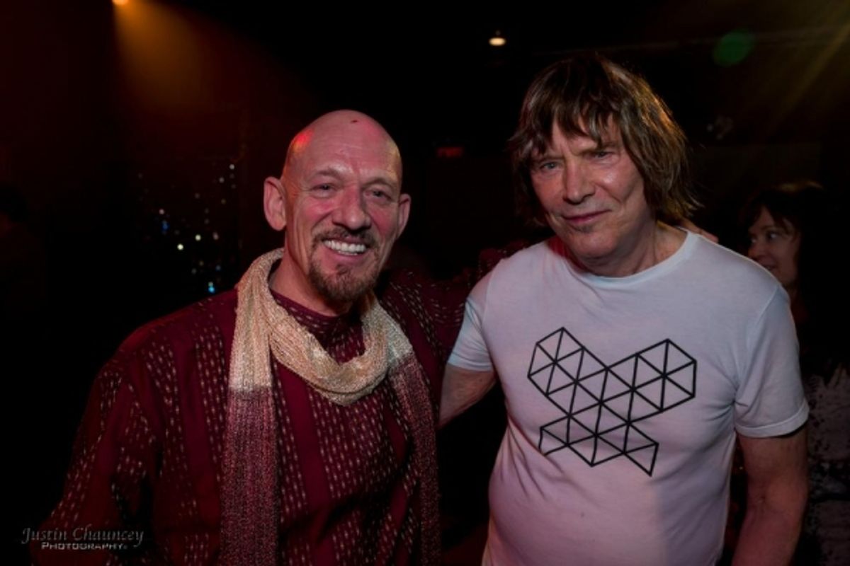 Director Richard Mazda and Jim Rado at 