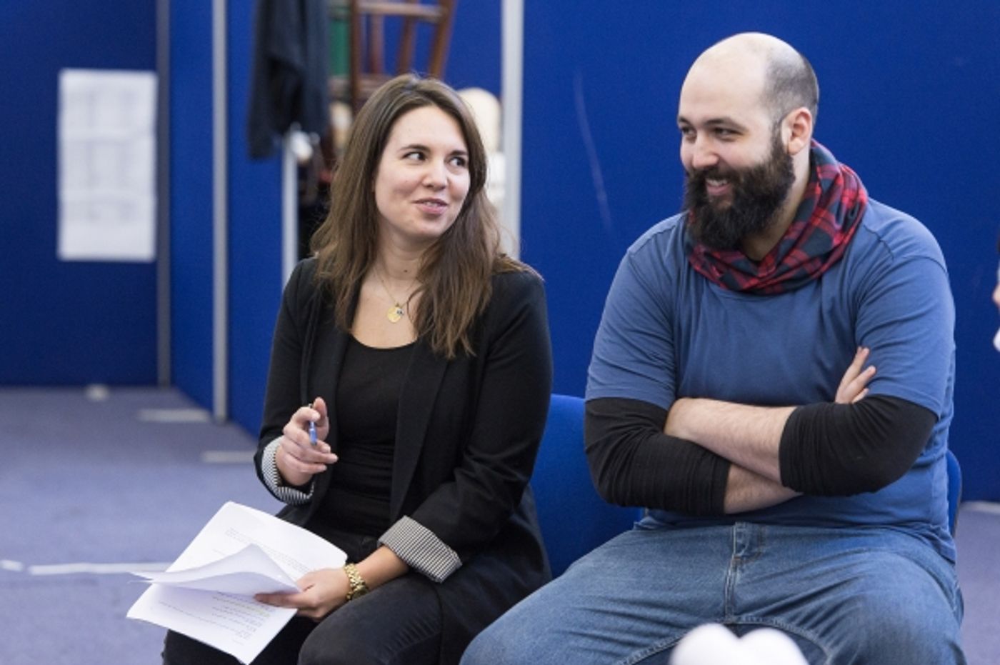 Photo Flash: In Rehearsal with James Dreyfus & More for UK Tour of HARVEY  Image