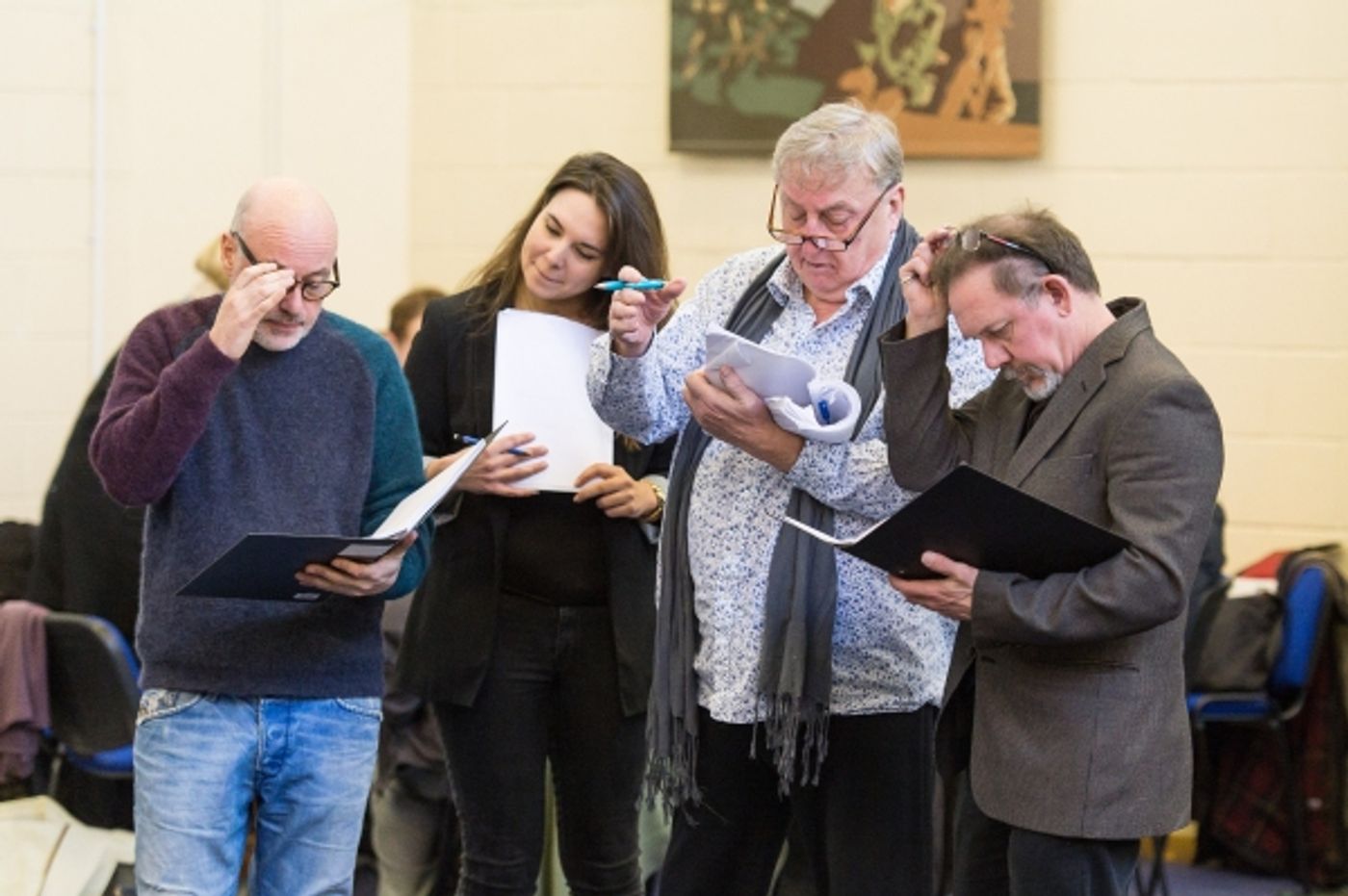 Photo Flash: In Rehearsal with James Dreyfus & More for UK Tour of HARVEY  Image
