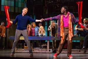 Steven Booth and Kyle Taylor Parker in the National Tour of KINKY BOOTS Photo