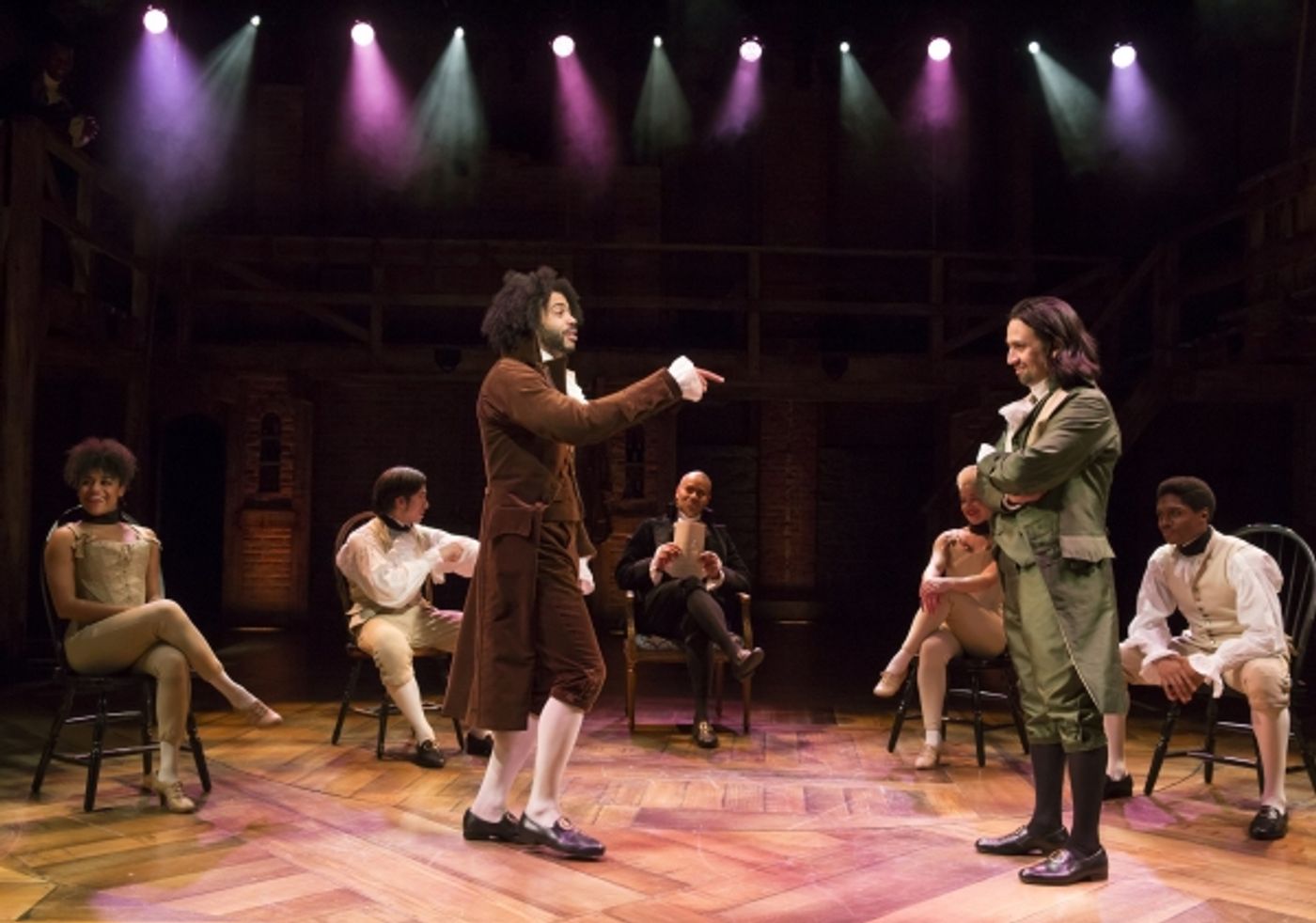 Photo Flash: New Pics from Public Theater's HAMILTON- Opens Tonight!  Image