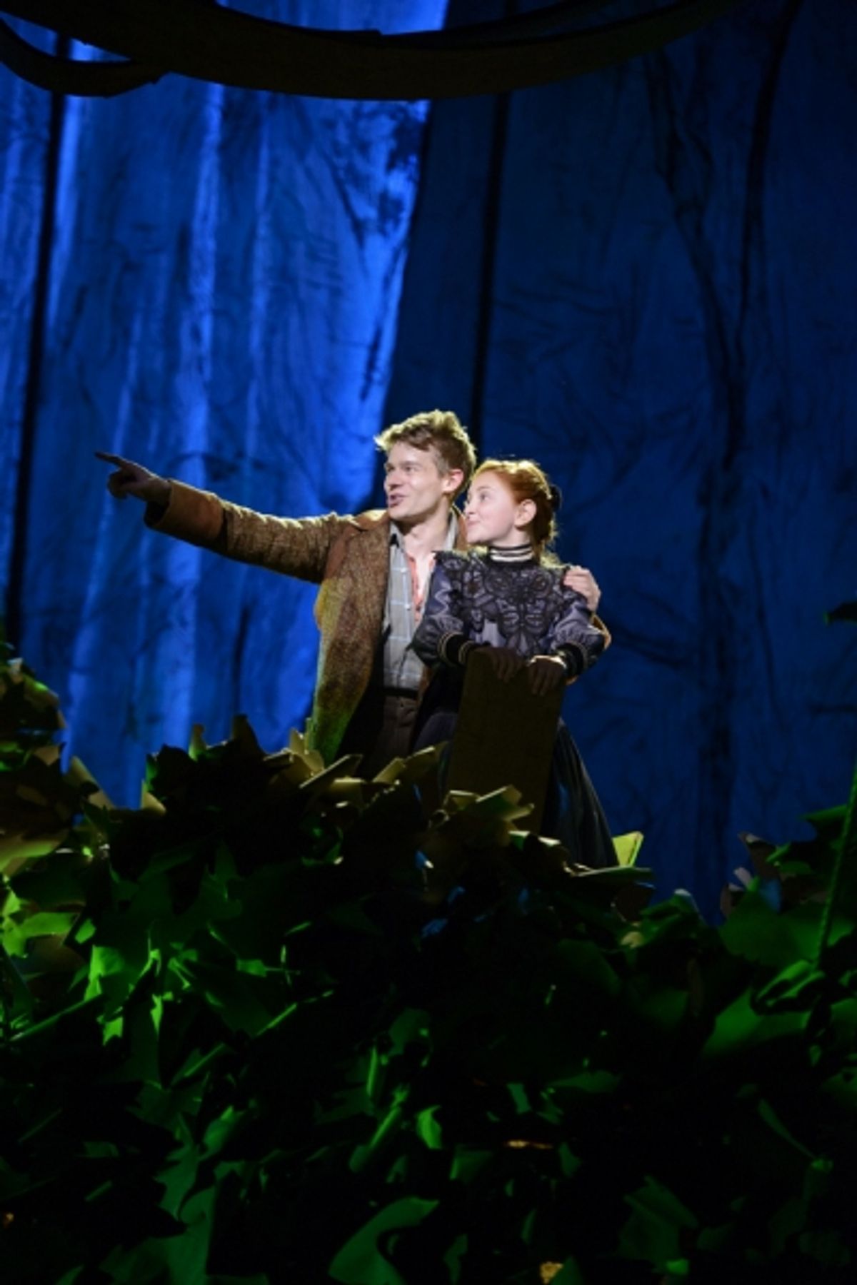 Andrew Keenan-Bolger and Sarah Charles Lewis  at 