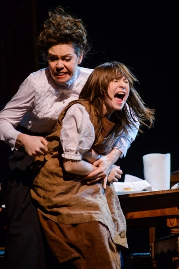 Jennie Eisenhower as Annie Sullivan and Lexi Gwynn as Helen Keller Photo