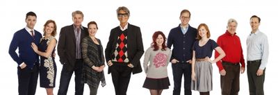 Colin Donnell, Patti Murin, Douglas Sills, Jennifer Laura Thompson, Tommy Tune, Kirst Photo