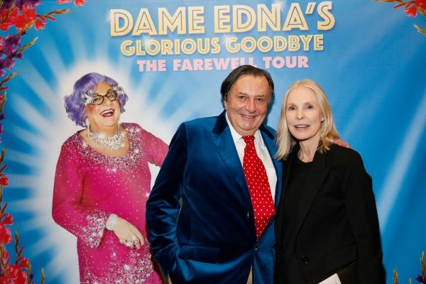 Photo Flash: Pierce Brosnan, Anjelica Huston, Michael Feinstein and More Celebrate Dame Edna's GLORIOUS GOODBYE Opening in L.A. — photo 10 of 60