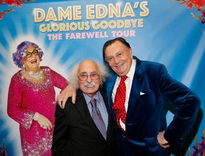 Comedian Ray Jessel and Dame Edna creator and performer Barry Humphries @ BroadwayWorld Comedian Ray Jessel and Dame Edna creator and performer Barry Humphries Photo