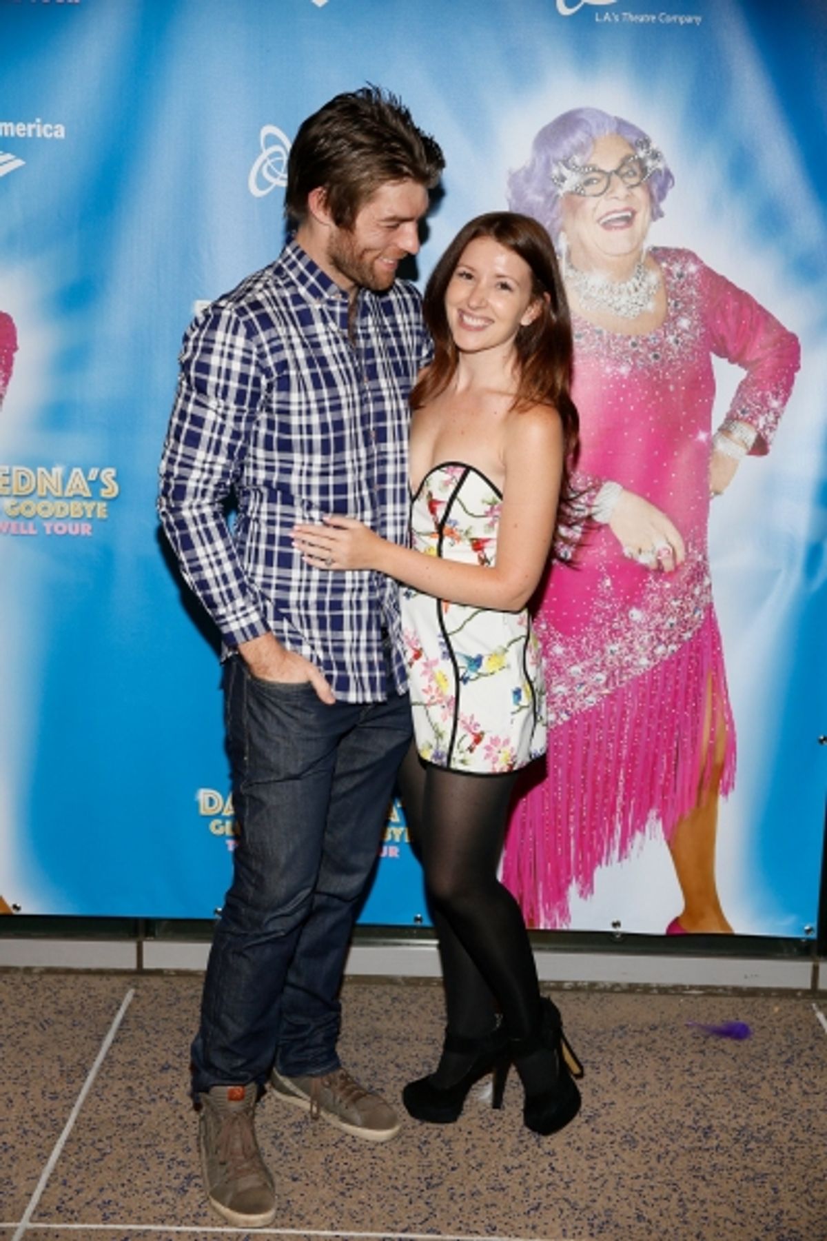 Actors Liam McIntyre and Erin Hasan McIntyre at 