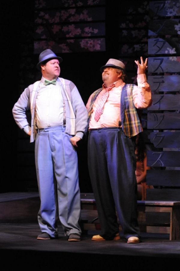 Robert Michael Sanders* (Bellomy), Mark Dissette (Hucklebee) Photo
