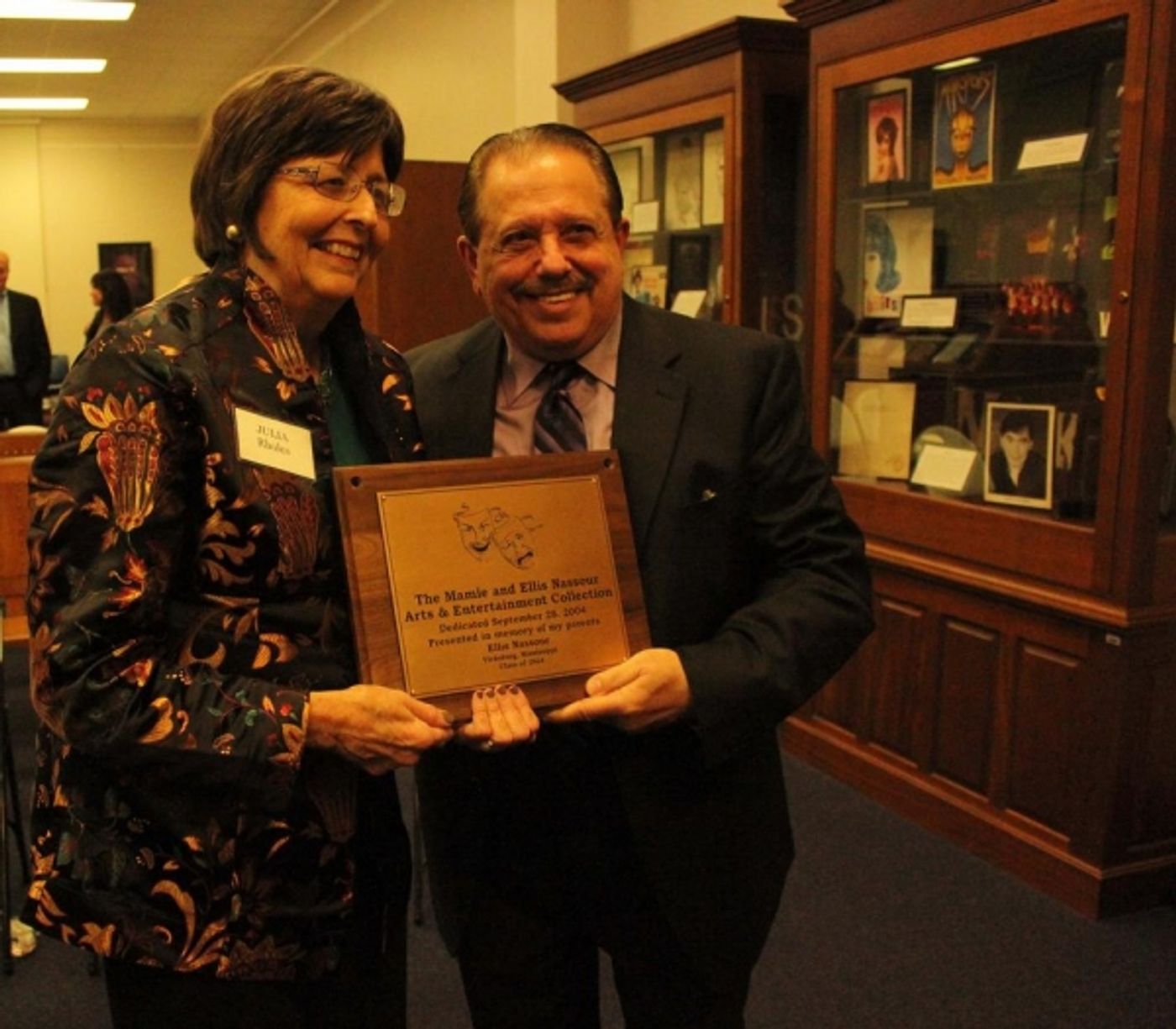 Photo Flash: Ellis Nassour Preserves His Legacy at University of Mississippi Photo Flash: Ellis Nassour Preserves His Legacy at University of Mississippi Image
