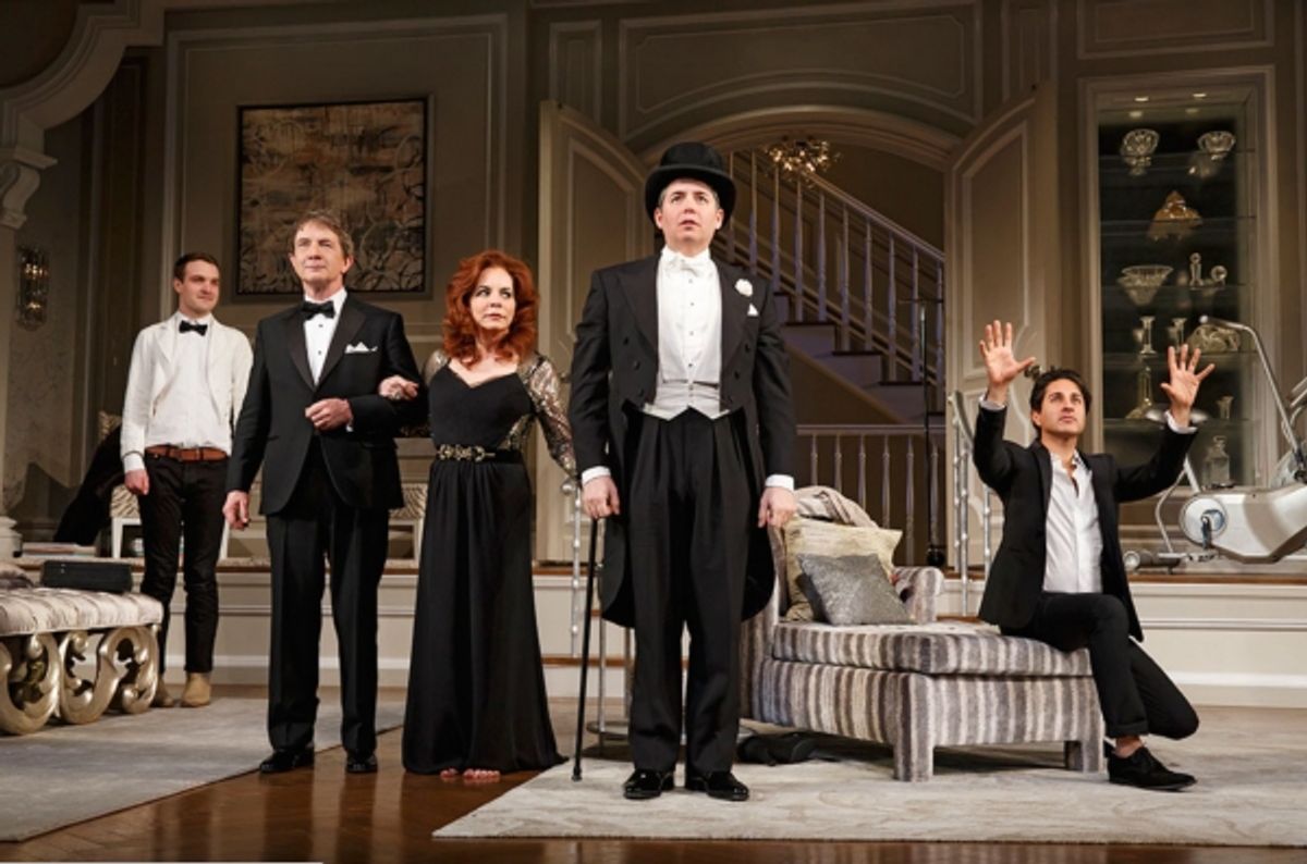 F. Murray Abraham, Martin Short, Matthew Broderick, Katie Finneran, Maulik Pancholy, Stockard Channing, Micah Stock at 