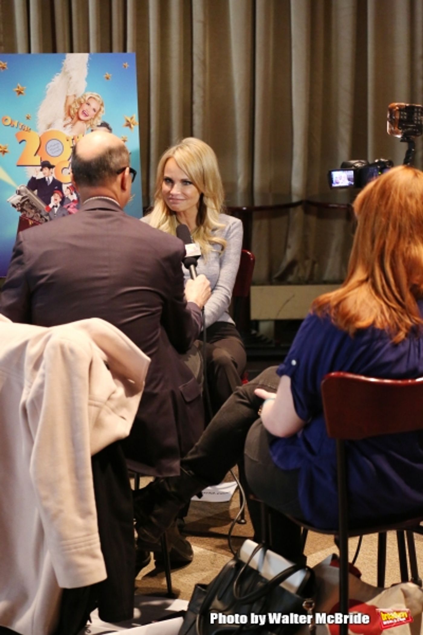 Photo Coverage: ON THE TWENTIETH CENTURY Meets the Press - Kristin Chenoweth, Peter Gallagher and More!  Image