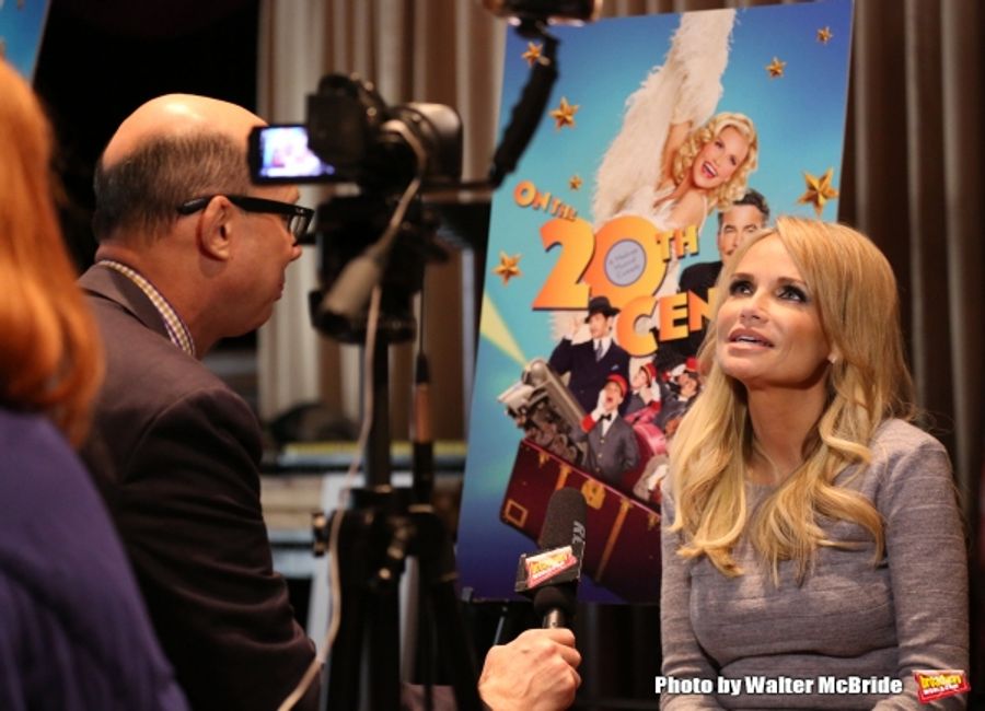 Photo Coverage: ON THE TWENTIETH CENTURY Meets the Press - Kristin Chenoweth, Peter Gallagher and More! Image