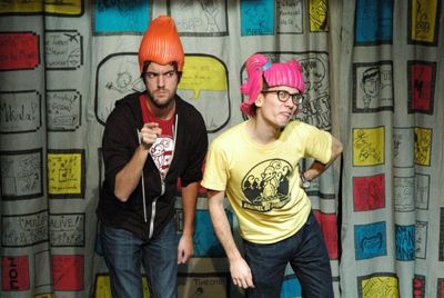Barrel of Monkeys Company Members Nick Hart and Tai Palmgren Photo