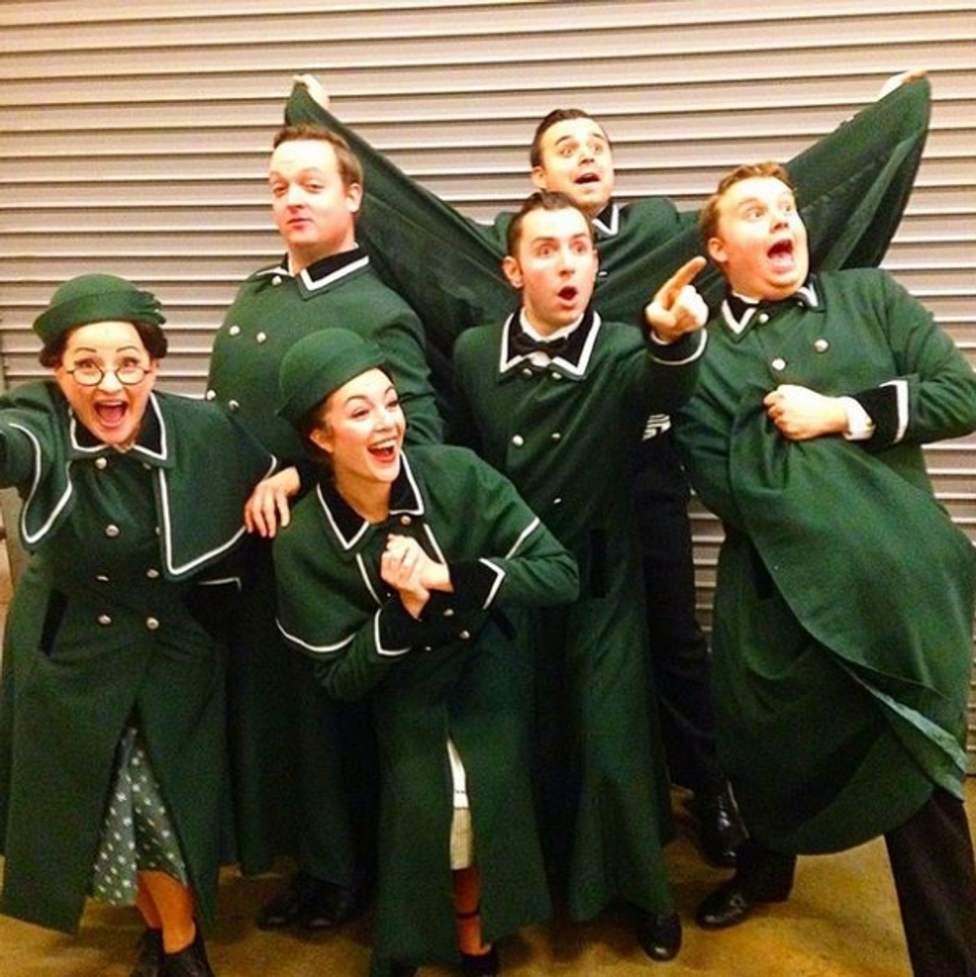 Photo Flash: Saturday Intermission Pics - January 31 - Broadway Looks Forward to the Super Bowl, and More!  Image