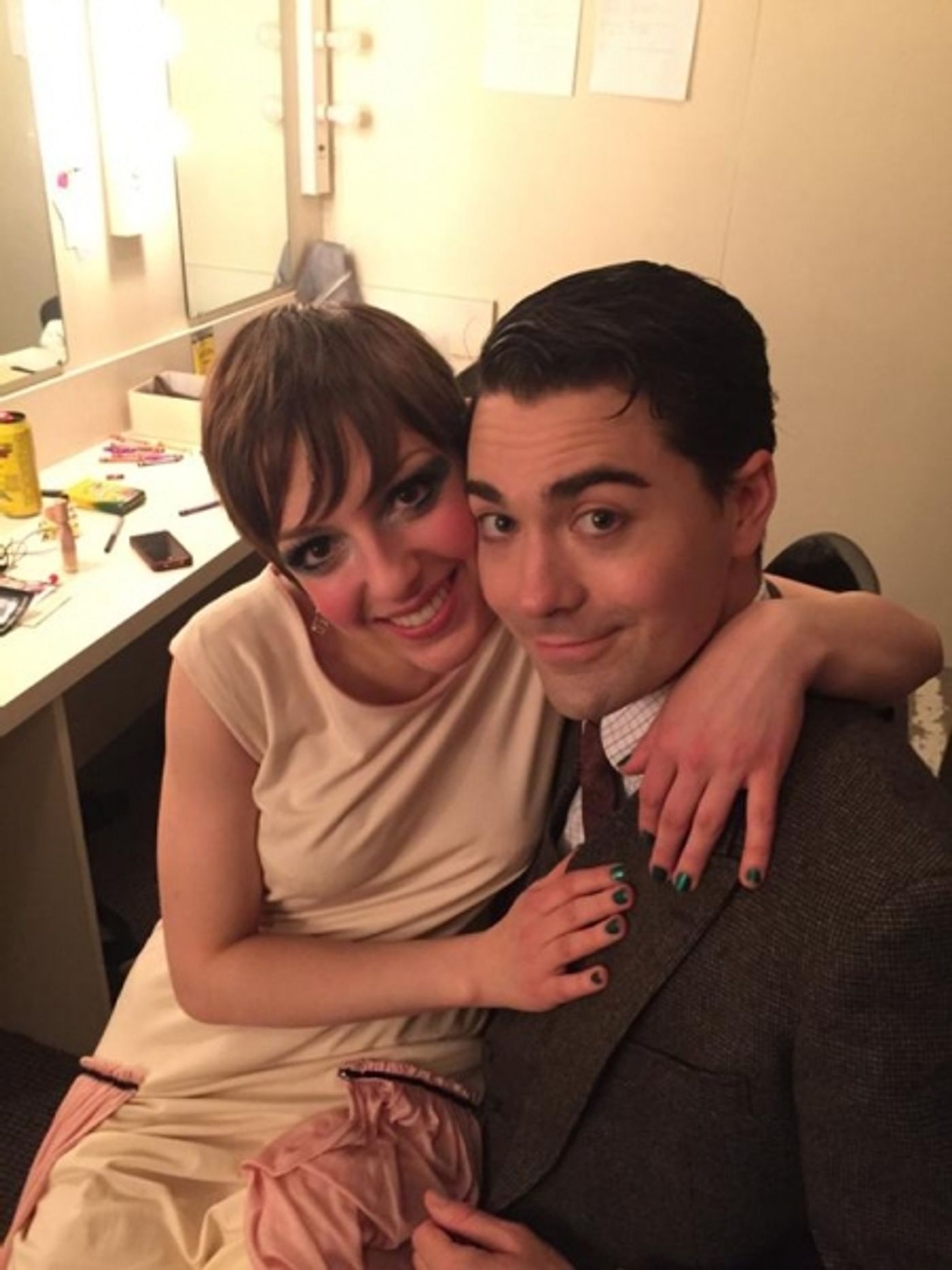 Photo Flash: Saturday Intermission Pics - Jan. 31 Part 2 - ON THE TOWN Ladies Bundle Up Backstage, and More! Photo Flash: Saturday Intermission Pics - Jan. 31 Part 2 - ON THE TOWN Ladies Bundle Up Backstage, and More! Image