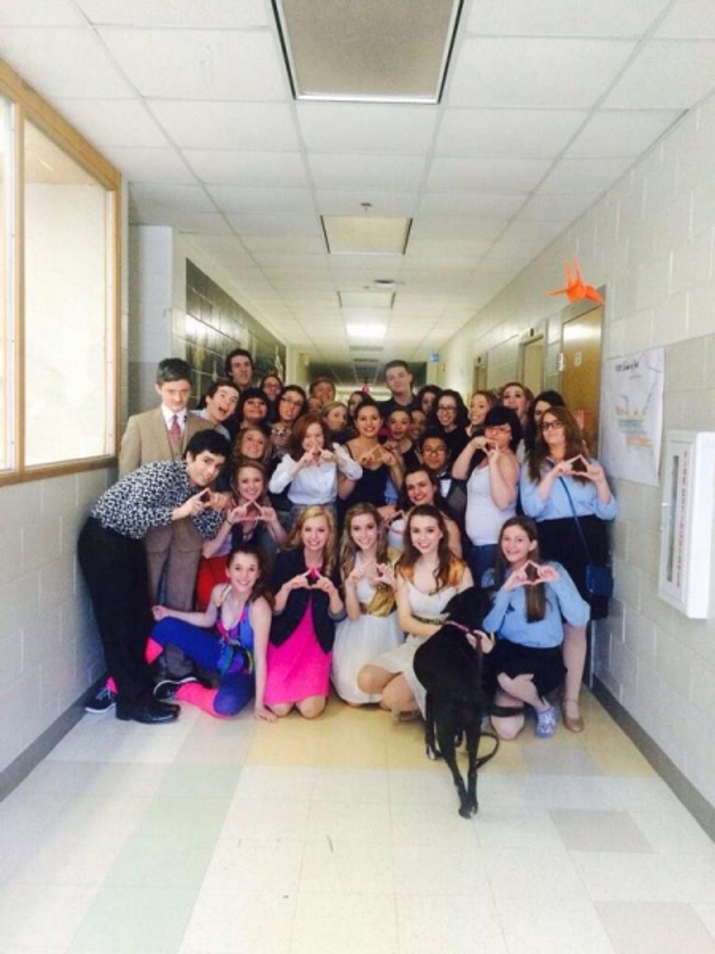 Photo Flash: Saturday Intermission Pics - Jan. 31 Part 2 - ON THE TOWN Ladies Bundle Up Backstage, and More! Photo Flash: Saturday Intermission Pics - Jan. 31 Part 2 - ON THE TOWN Ladies Bundle Up Backstage, and More! Image