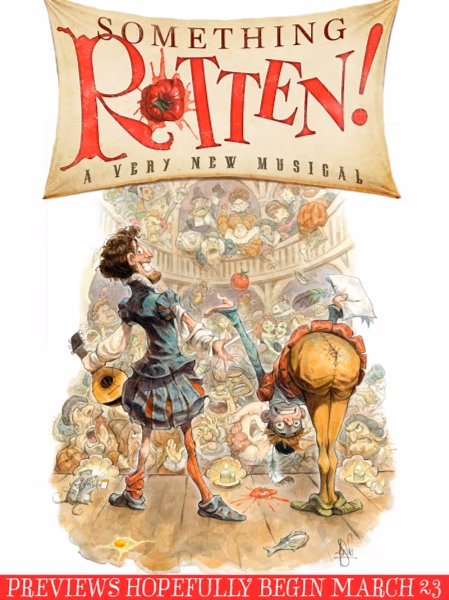 Photo Sneak Peek Inside Sitzprobe Of SOMETHING ROTTEN! Image