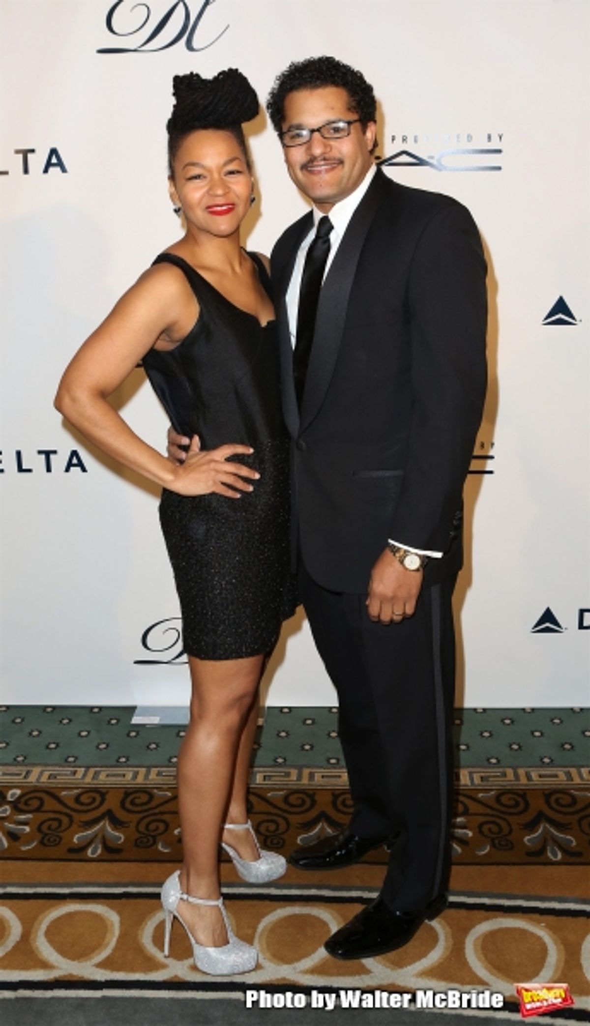 Crystal Dickinson and Brandon Dirden  at 