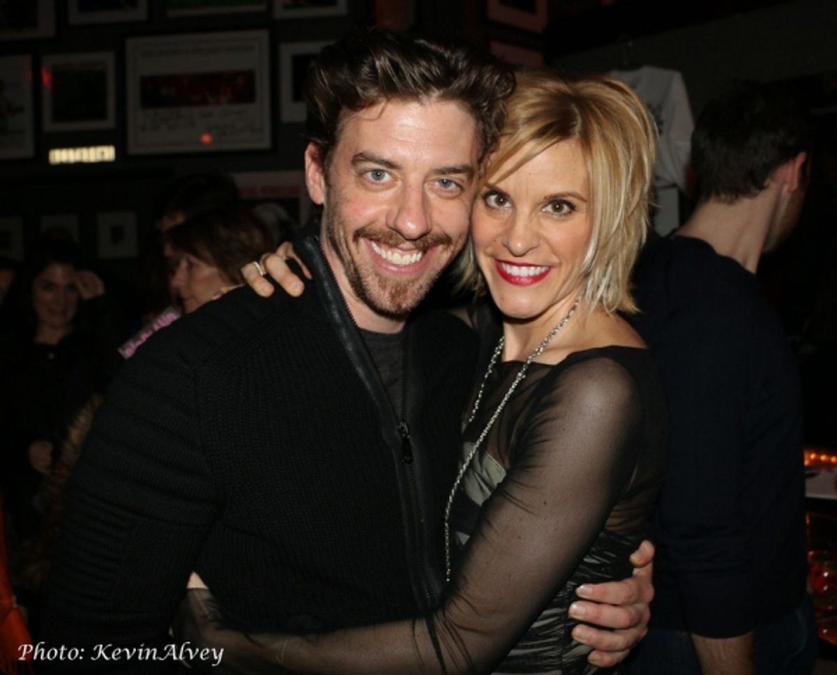 Christian Borle and Jenn Colella at 