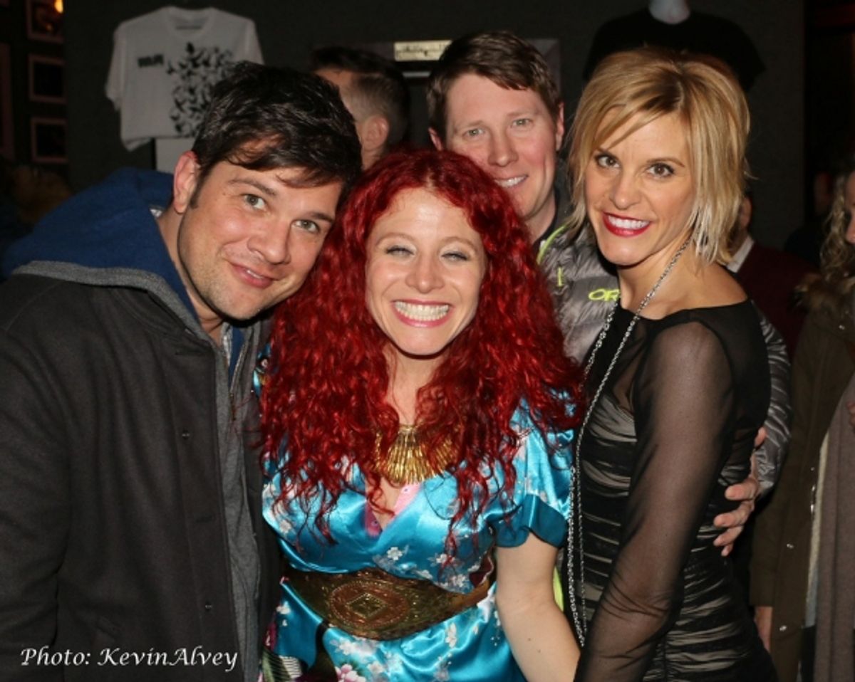 Stephen Oremus, Nina Storey, Justin Bohon and Jenn Colella at 