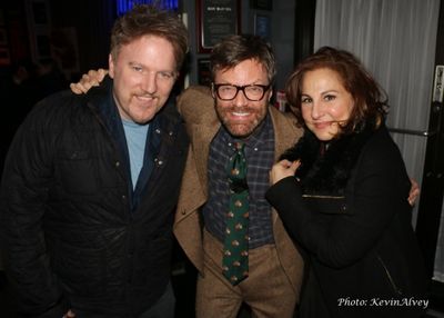 Dan Finnerty, Jim Caruso and Kathy Najimy Photo