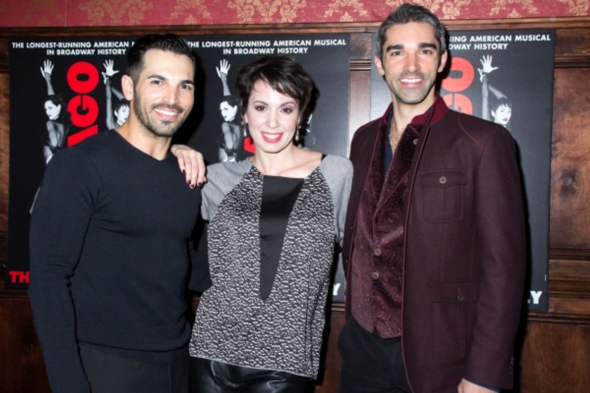 Michael Scirrotto, Melissa Rae Mahon, Peter Nelson at 