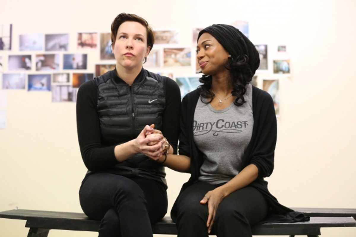 Rebecca Henderson and Rachael Holmes at 