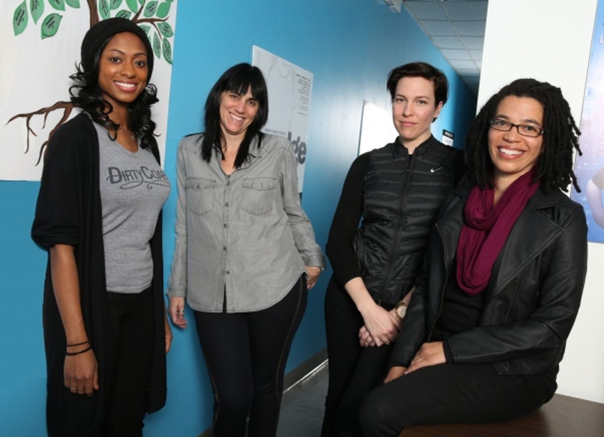 Rachael Holmes, Leigh Silverman, Rebecca Henderson and Tanya Barfield at 