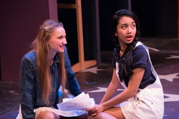 Charlotte Jones as Gabriella and Joy Lynn Pringle as Taylor Photo