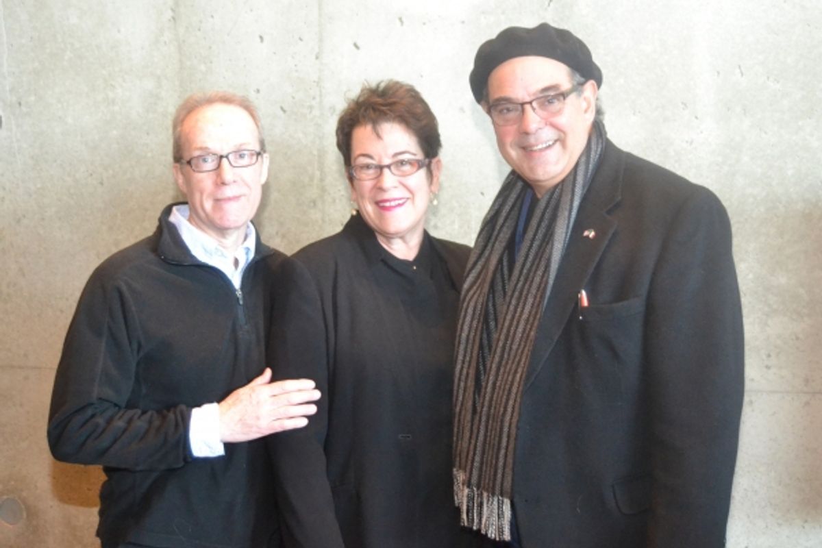 Playwright John Strand, Artistic Director Molly Smith and cast member Edward Gero at the Meet & Greet for The Originalist at Arena Stage at the Mead Center for American Theater February 3, 2015. at 