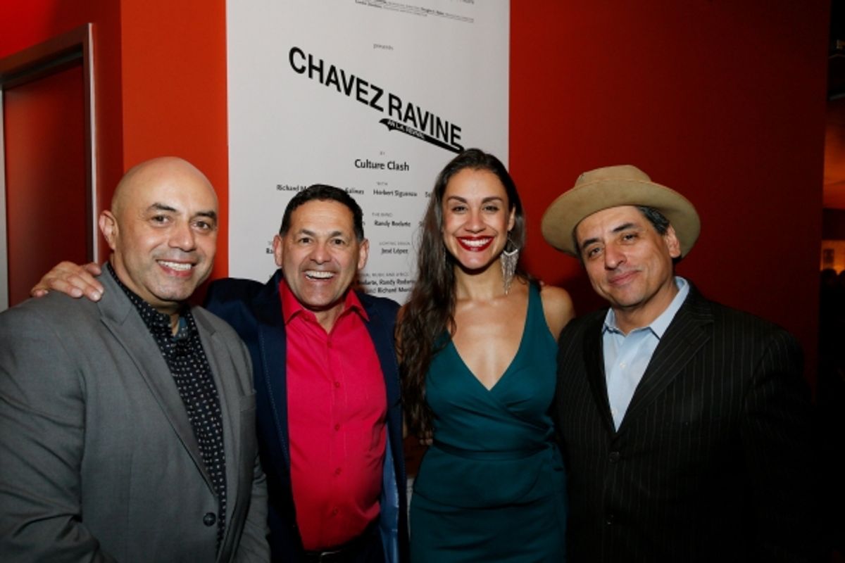Cast members Herbert Siguenza, Ric Salinas, Sabina Zuniga Varela and Richard Montoya at 