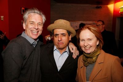 CTG Artistic Director Michael Ritchie, cast member Richard Montoya and actress Kate B Photo