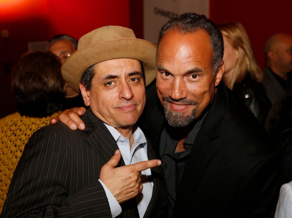 Cast member Richard Montoya and actor Roger Guenveur Smith at 